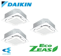 ダイキン 業務用エアコン EcoZEAS 天井カセット4方向 S-ラウンドフロー 標準タイプ UVストリーマ除菌シリーズ 8馬力 同時トリプル SZRUC224BAM