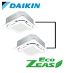 ダイキン 業務用エアコン EcoZEAS 天井カセット4方向 S-ラウンドフロー 標準タイプ 3馬力 同時ツイン SZRC80BYVD